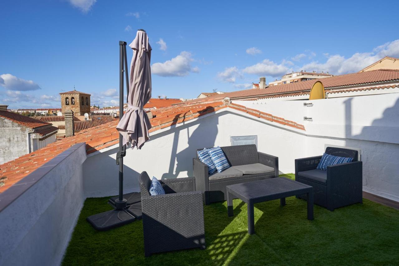 Duplex Casa De Las Argollas Grand Suite Parking Gratis Plasencia Buitenkant foto